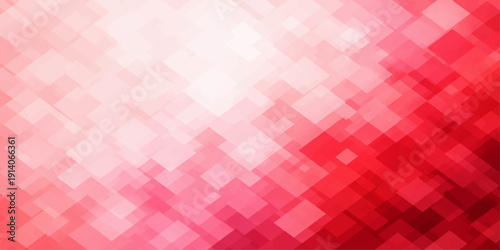 Red and white striped plaid pattern vector with a seamless colorful fabric texture design on a light square backdrop and diamond shape art wallpaper