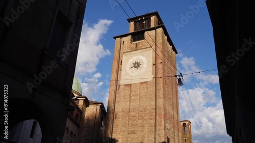 Campanile del Duomo Bell Tower of Treviso Cathedral Cattedrale di San Pietro Apostolo in Italy