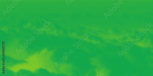 Dots halftone yellow green color pattern gradient texture background. vector illustration eps10