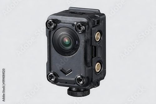 Action Camera Black Small Device.