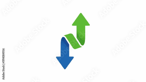 Foto Opposing Arrows Indicating Different Directions.
