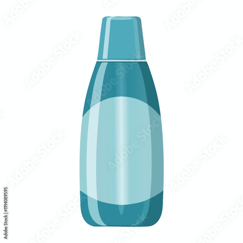 Modern Light Blue Spray Bottle for Personal Care and Cleaning