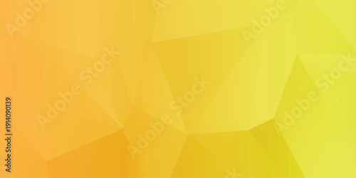 Orange red abstract geometric rumpled triangular low poly style illustration graphic background. Raster polygonal design for your business.