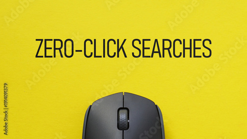 Принти на полотні Zero-Click Searches Concept, SEO Traffic Loss and AI Search Results Impact on We