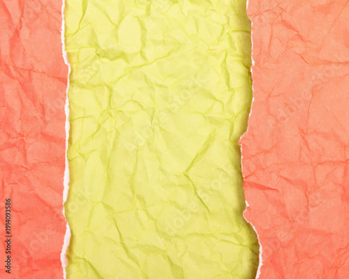 High Resolution White Crumpled Paper Texture Background with Vintage Grunge Wrinkles and Torn Edges Design Resource