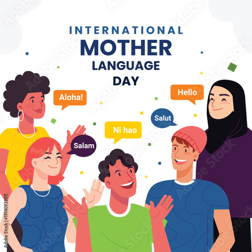 International Mother Language Day | Celebrate Linguistic Diversity, Cultural Heritage and Multilingual Education, Global Unity, Native Language Preservation, Communication, Identity and Awareness Worl
