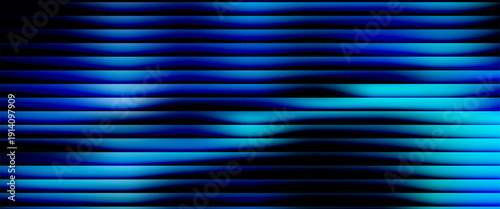 Dramatic abstract blue wave dark background vertical stripes electric glow,vector Eps10.