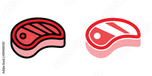 Meat icon design template