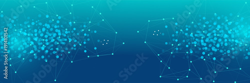 Abstract Network Connection Background  Technology and Science Concept