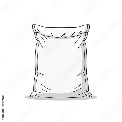 Blank Pillow Illustration for Home Decor or Commercial Use