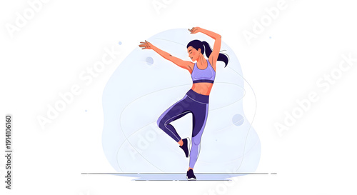 Dynamic movements: energy and grace in sports exercises