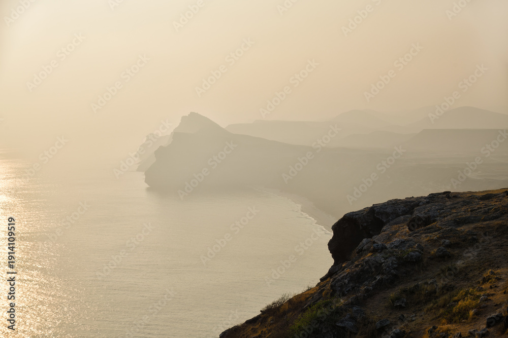 Obraz premium Omani scenery. View from Eftalqout viewpoint