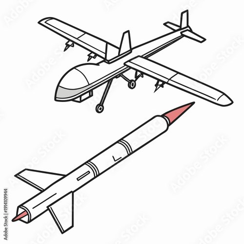 Of drone and cruise missile unmanned aerial vehicle