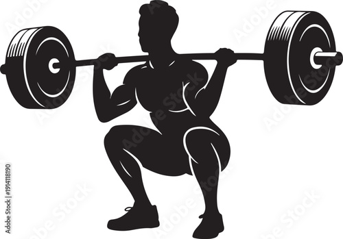 man lifting heavy weights on barbell exercise