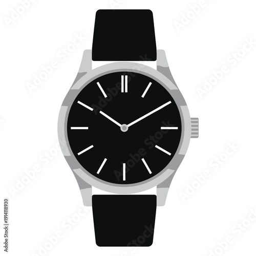 wrist watch isolated on white