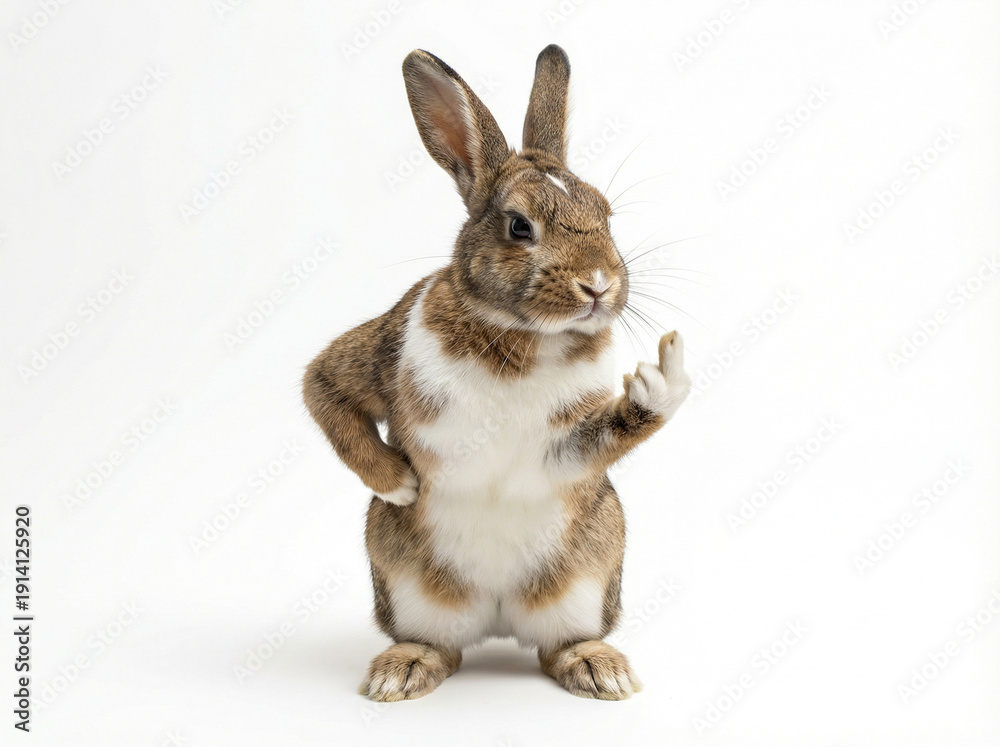 Obraz premium playful bunny, rabbit