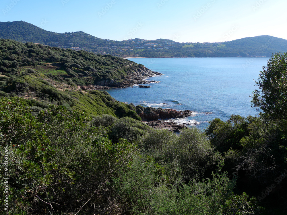 Fototapeta premium Corse - Randonnée - Tour d'Omigna