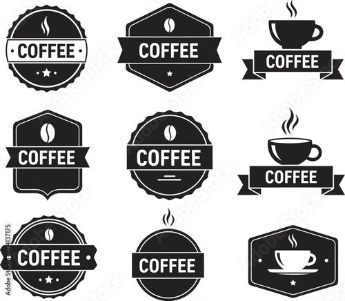 Close-up of a steaming cup of freshly brewed black coffee served in a simple white ceramic mug on a wooden table surface.