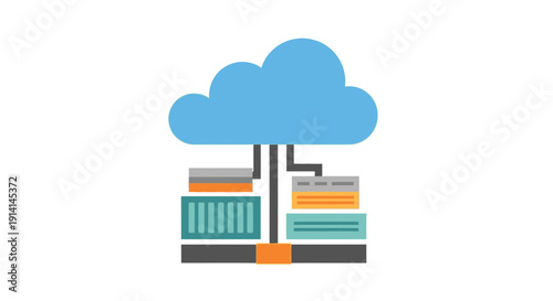 Cloud Computing Network Data Storage Technology Server Stack