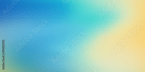 Abstract blurred gradient mesh background in blue and yellow colors of the Ukrainian national flag. Poster or banner template. vector illustration.