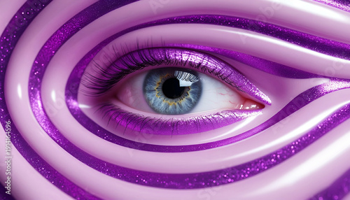 eye of the girl, eye of the girlie of the woman