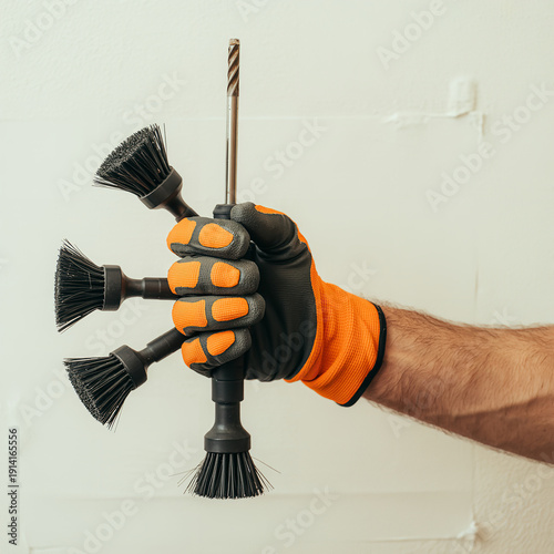 Wallpaper Mural Advanced Motion Capture Data Glove for Virtual Reality Tracking and Futuristic Cybernetic Robotic Hand Gesture Control Tech Torontodigital.ca