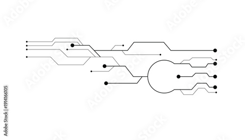 Abstract technology background, circuit board pattern.