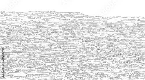 A black and white image with a lot of noise