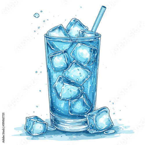 Ice Cocktail Very Cool design