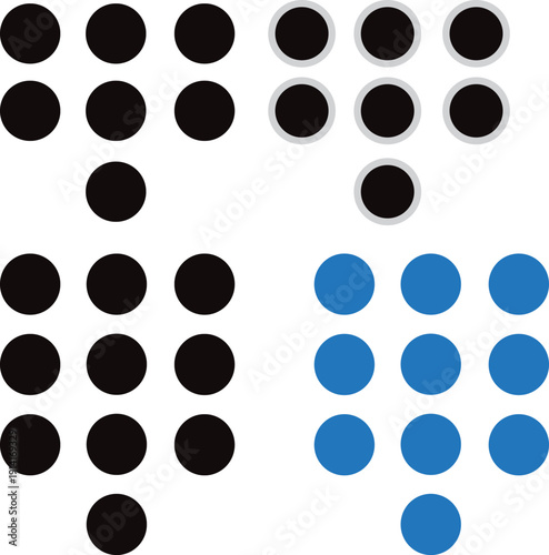 More menu icon collection, meatball and kebab menu symbols. black and white user interface menu icons collection. menu icon set button.
