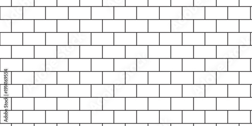 Urban abstract pavement floor and wall white structure brick wall row wallpaper texture design.