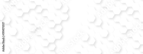 White paper texture abstract grid tile seamless hexagon wall creative metal business wallpaper texture background.