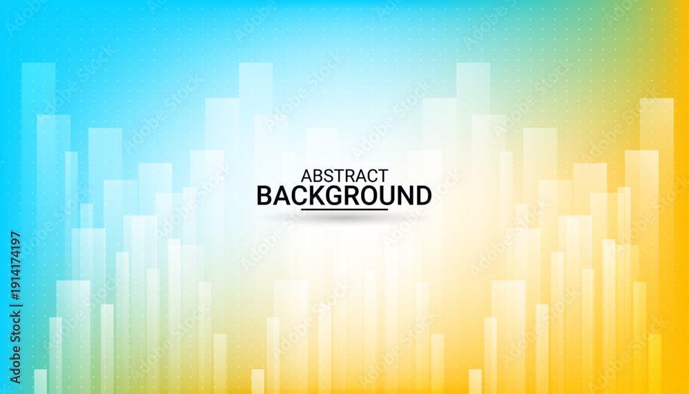 Fototapeta premium Abstract geometric polygon background with soft gradient colors, modern low poly design in blue, teal and orange tones for technology, presentation, web and branding use