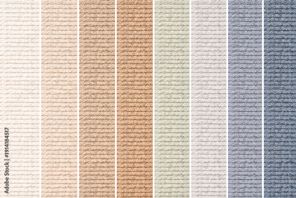 Fototapeta premium Nordic Woven Fabric Neutral Gradient Scandinavian Textile Background