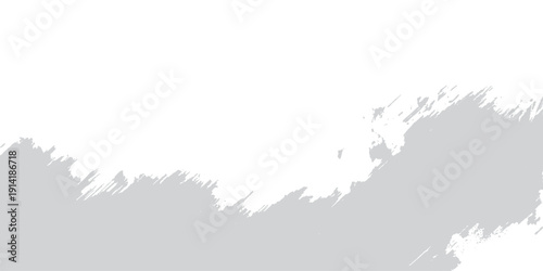 Vintage grunge illustration featuring a black and white feather pattern with an ink splash border and dirty paint splatter texture on a silhouette vector design