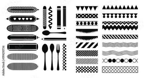 Minimalist icon representing a vector file or document format