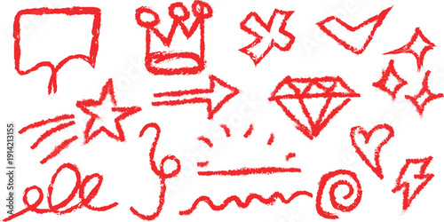 set of arrows and symbols, vector set of arrows, graffiti font vector, graffiti font and numbers, graffiti font vector illustration