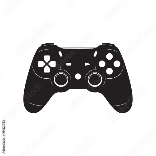 game controller icon isolated on transparent background