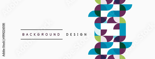 Abstract geometric pattern. Colorful squares create repeating vertical design. White background provides contrast. Simple, modern aesthetic.