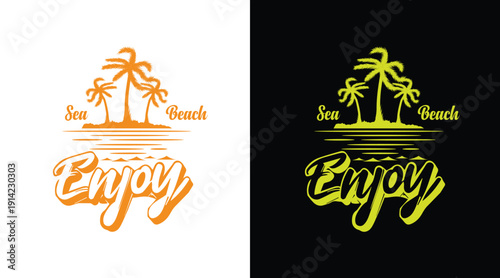 Wallpaper Mural hello summer typography t-shirt design Torontodigital.ca