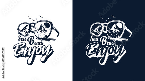 Wallpaper Mural hello summer typography t-shirt design Torontodigital.ca