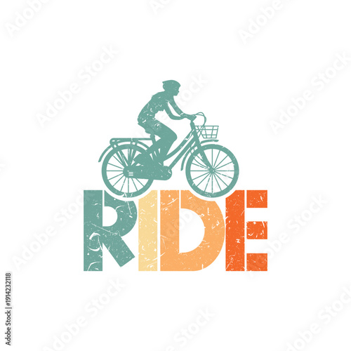 Wallpaper Mural Ride Lover typography t-shirt design Torontodigital.ca