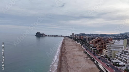 Wallpaper Mural Early morning hike viewing tranquil beachside sands. Sunrise stroll past peaceful coastlines with shimmering ocean views Torontodigital.ca