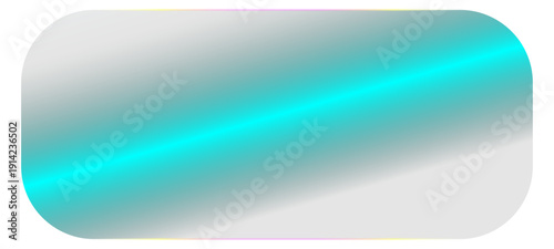 Liquid Glass UI Interface Isolated. White Transparent Frame Square and Circle Banner with Shine Stroke. blue and white blank paper