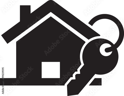 Keys to the Dream Home: Symbolic representation of home ownership, a key unlocking the doors to a new beginning, symbolizing security and the realization of property dreams.