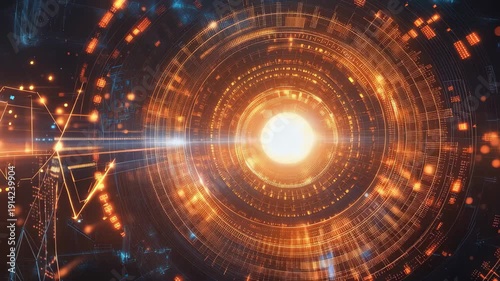 Animating mathematical equations and formulas with bright visuals in a digital landscape, Animating mathematical equations and formulas over abstract dark background
