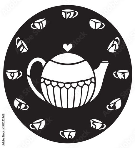 vector illustration of a cake