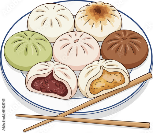 Chinese steamed buns