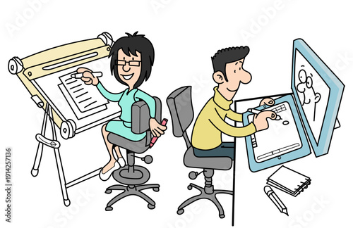 whiteboard, cartoon, animation, videoscribe, dolly