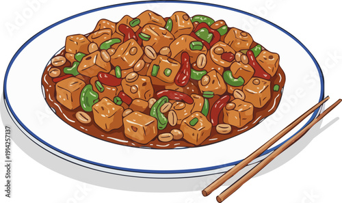 Chinese kung pou chicken